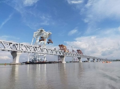 Span of Padma Setu visible more 